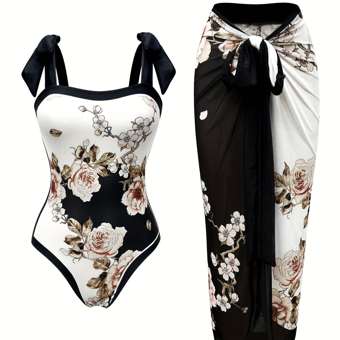 New women's split quick drying sun protection swimsuit can be worn when soaking in hot springs - Premium Swimsuit Set from Doba - Just $35.55! Shop now at Handbags Specialist Headquarter