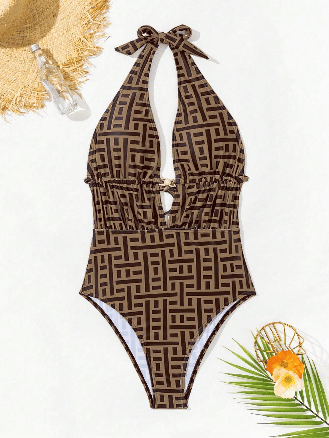Fashionable one-piece women's bikini swimsuit - Premium Swimsuit Set from Doba - Just $30.28! Shop now at Handbags Specialist Headquarter
