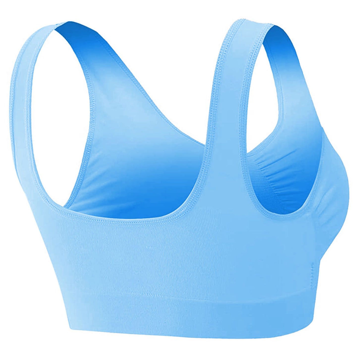 3 Pack Sport Bras For Women Seamless Wire free Bra Light Support Tank Tops For Fitness Workout Sports Yoga Sleep Wearing - Premium Tops from Doba - Just $32.50! Shop now at Handbags Specialist Headquarter