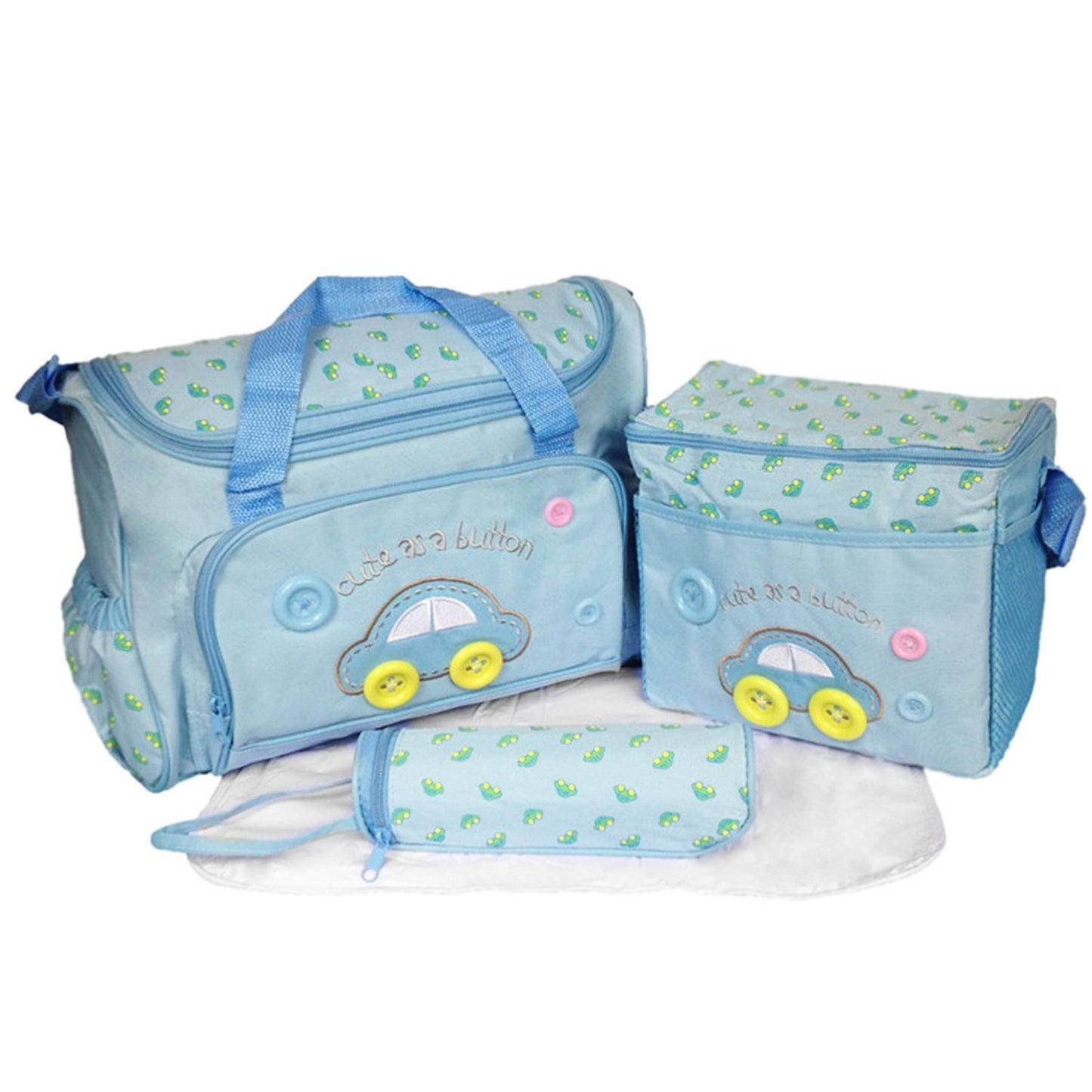 4Pcs Diaper Bag Tote Set Baby Napping Changing Bag Shoulder Mummy Bag - Premium Diaper Bags Set from Doba - Just $63.60! Shop now at Handbags Specialist Headquarter