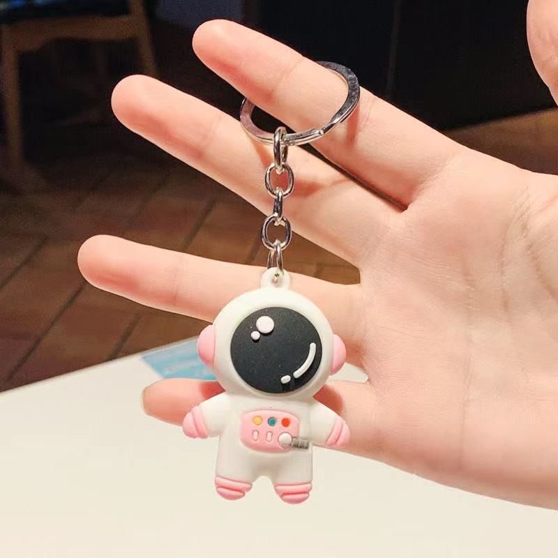 Cartoon Astronaut Keychain PVC Pendant - Premium Key chain from Doba - Just $14.60! Shop now at Handbags Specialist Headquarter