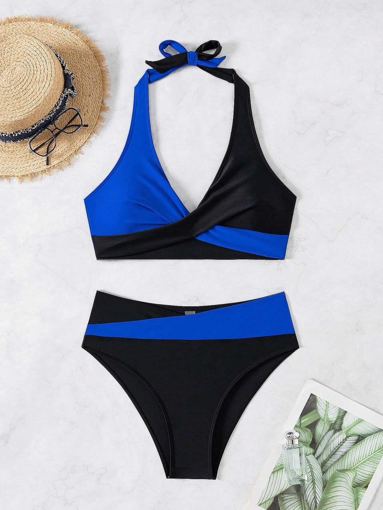 Women's two-piece multi color quick drying fashionable bikini swimsuit - Premium Swimsuit Set from Doba - Just $29.48! Shop now at Handbags Specialist Headquarter
