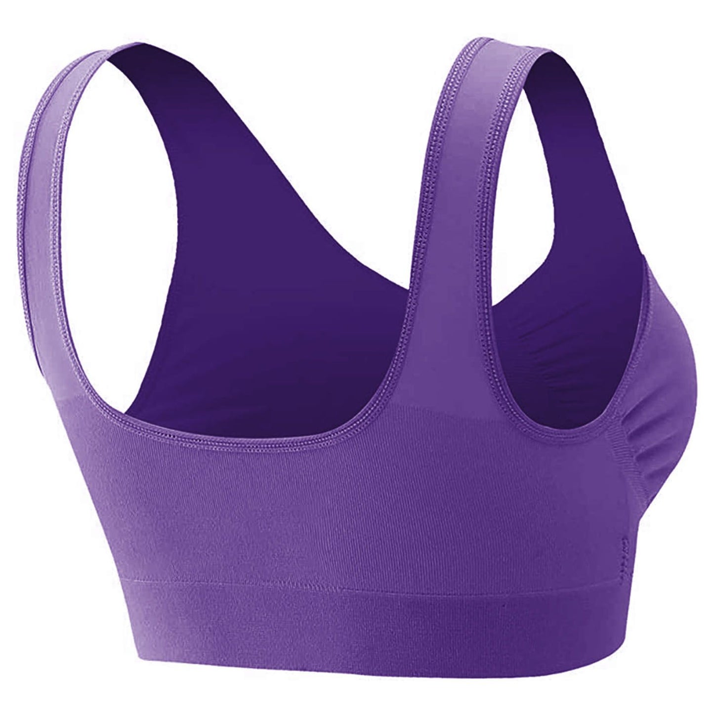 3 Pack Sport Bras For Women Seamless Wire free Bra Light Support Tank Tops For Fitness Workout Sports Yoga Sleep Wearing - Premium Tops from Doba - Just $32.50! Shop now at Handbags Specialist Headquarter