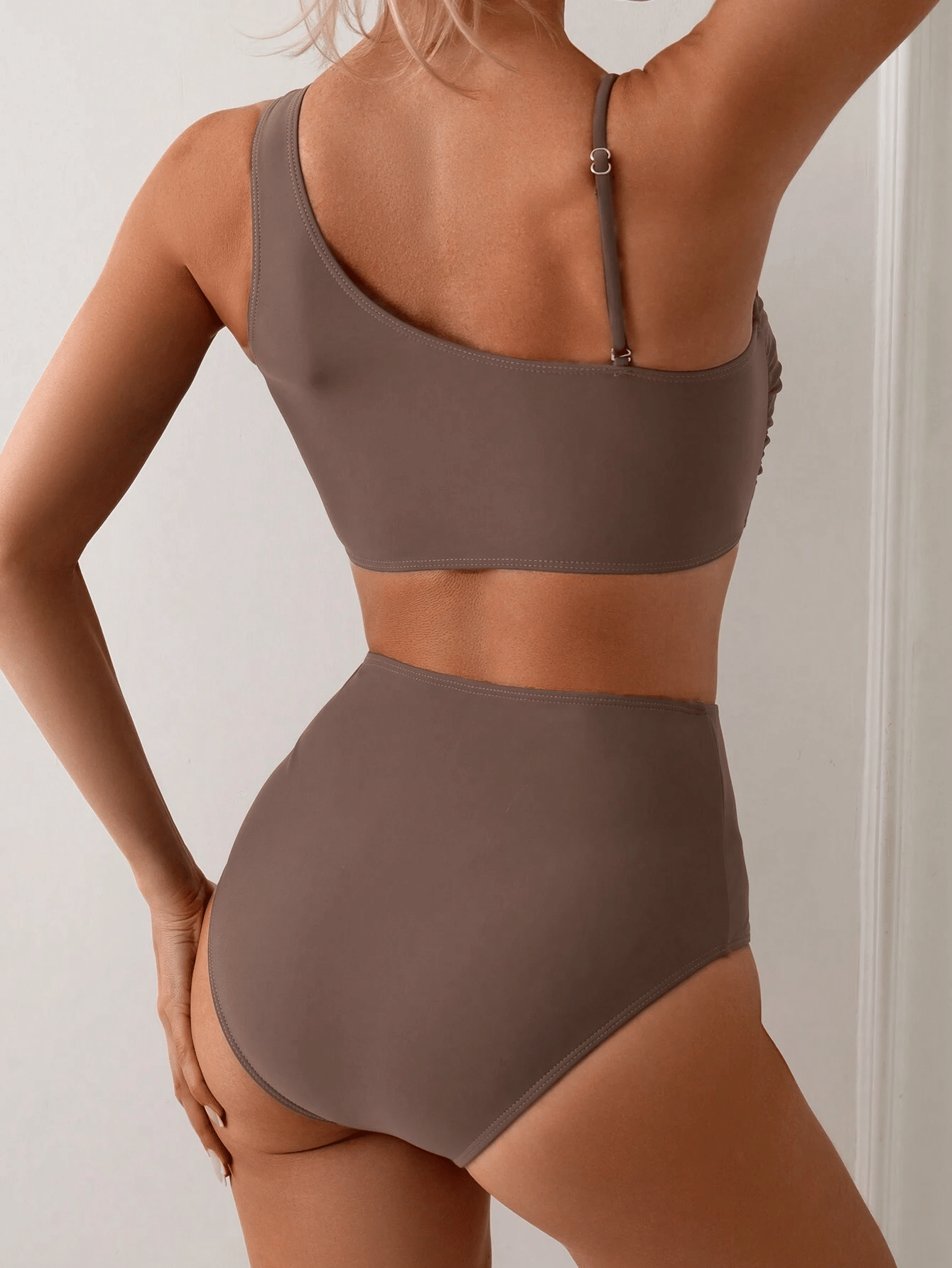 Women's minimalist asymmetrical split style quick drying bikini swimsuit - Premium Swimsuit Set from Doba - Just $28.58! Shop now at Handbags Specialist Headquarter