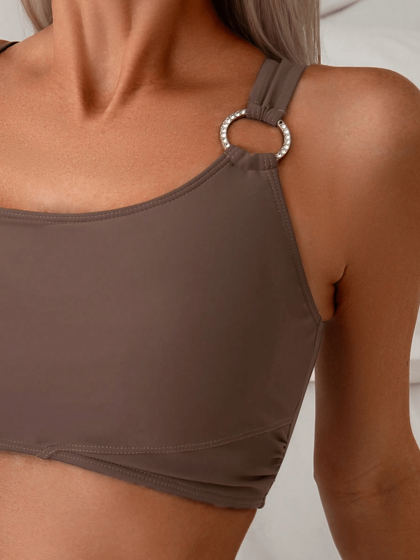 Women's minimalist asymmetrical split style quick drying bikini swimsuit - Premium Swimsuit Set from Doba - Just $28.58! Shop now at Handbags Specialist Headquarter