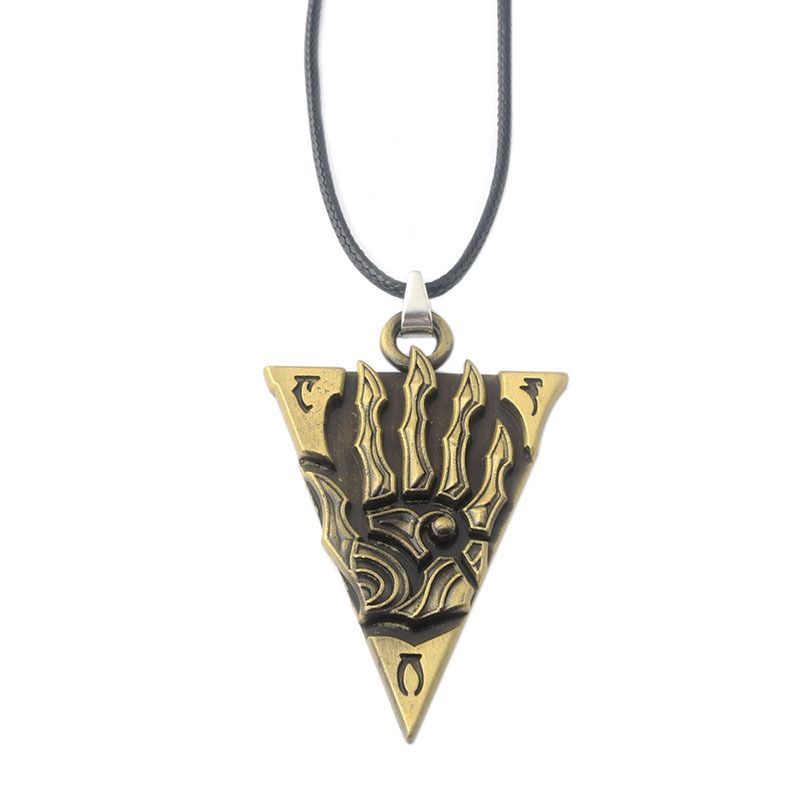 Openwork Gemstone Necklace Keychain Pendant Zinc Alloy - Premium Key chain from Doba - Just $15.05! Shop now at Handbags Specialist Headquarter