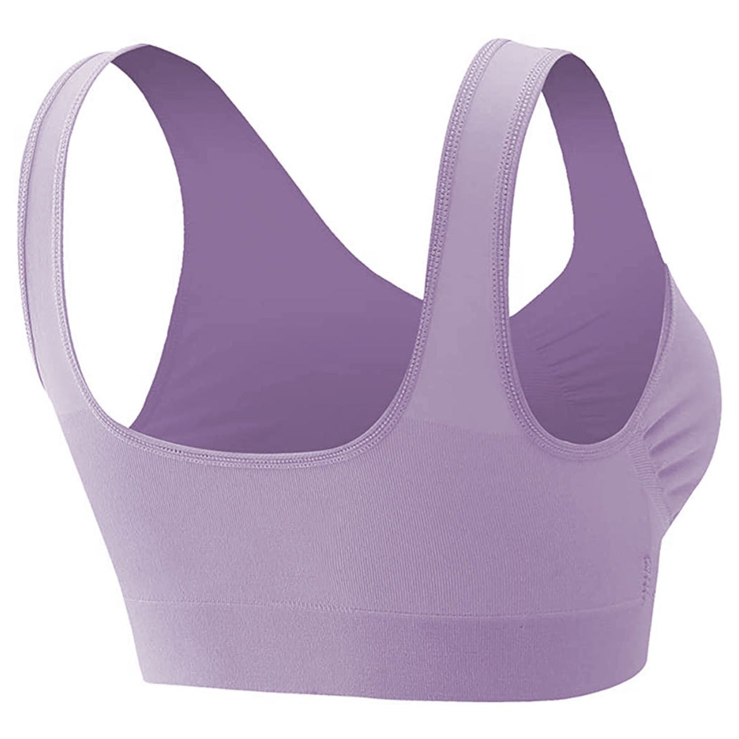 3 Pack Sport Bras For Women Seamless Wire free Bra Light Support Tank Tops For Fitness Workout Sports Yoga Sleep Wearing - Premium Tops from Doba - Just $32.50! Shop now at Handbags Specialist Headquarter