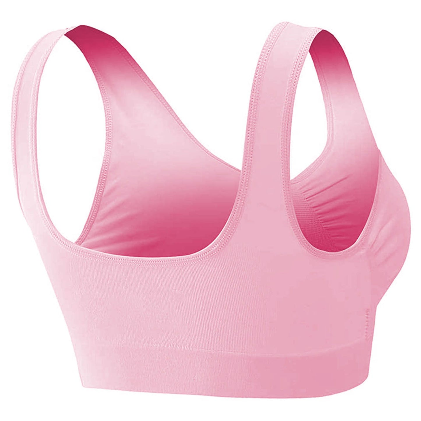 3 Pack Sport Bras For Women Seamless Wire free Bra Light Support Tank Tops For Fitness Workout Sports Yoga Sleep Wearing - Premium Tops from Doba - Just $32.50! Shop now at Handbags Specialist Headquarter