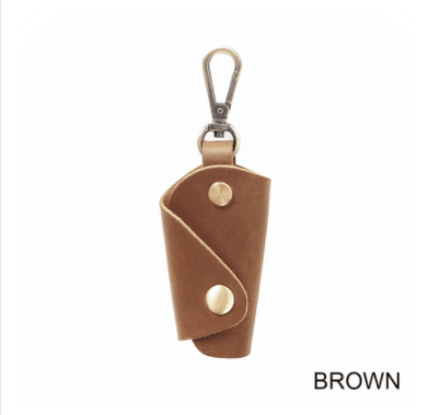 Top Layer Cowhide Small Household Men's Keychain - Premium Key chain from Doba - Just $24! Shop now at Handbags Specialist Headquarter