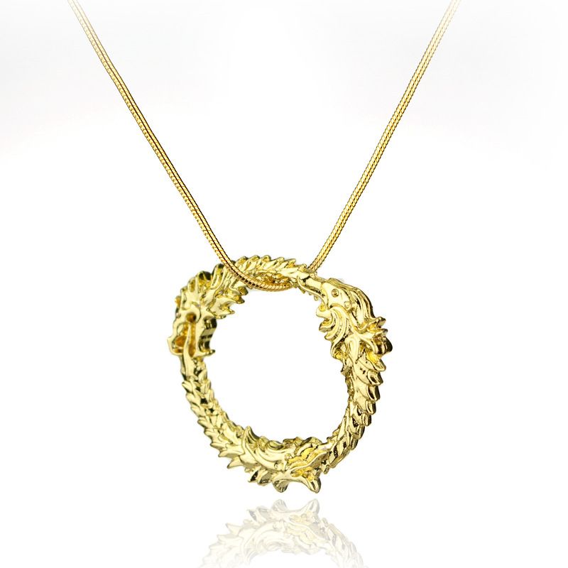 Openwork Gemstone Necklace Keychain Pendant Zinc Alloy - Premium Key chain from Doba - Just $15.05! Shop now at Handbags Specialist Headquarter
