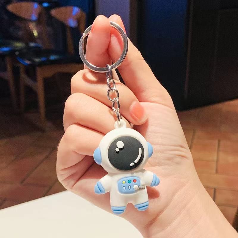 Cartoon Astronaut Keychain PVC Pendant - Premium Key chain from Doba - Just $14.60! Shop now at Handbags Specialist Headquarter