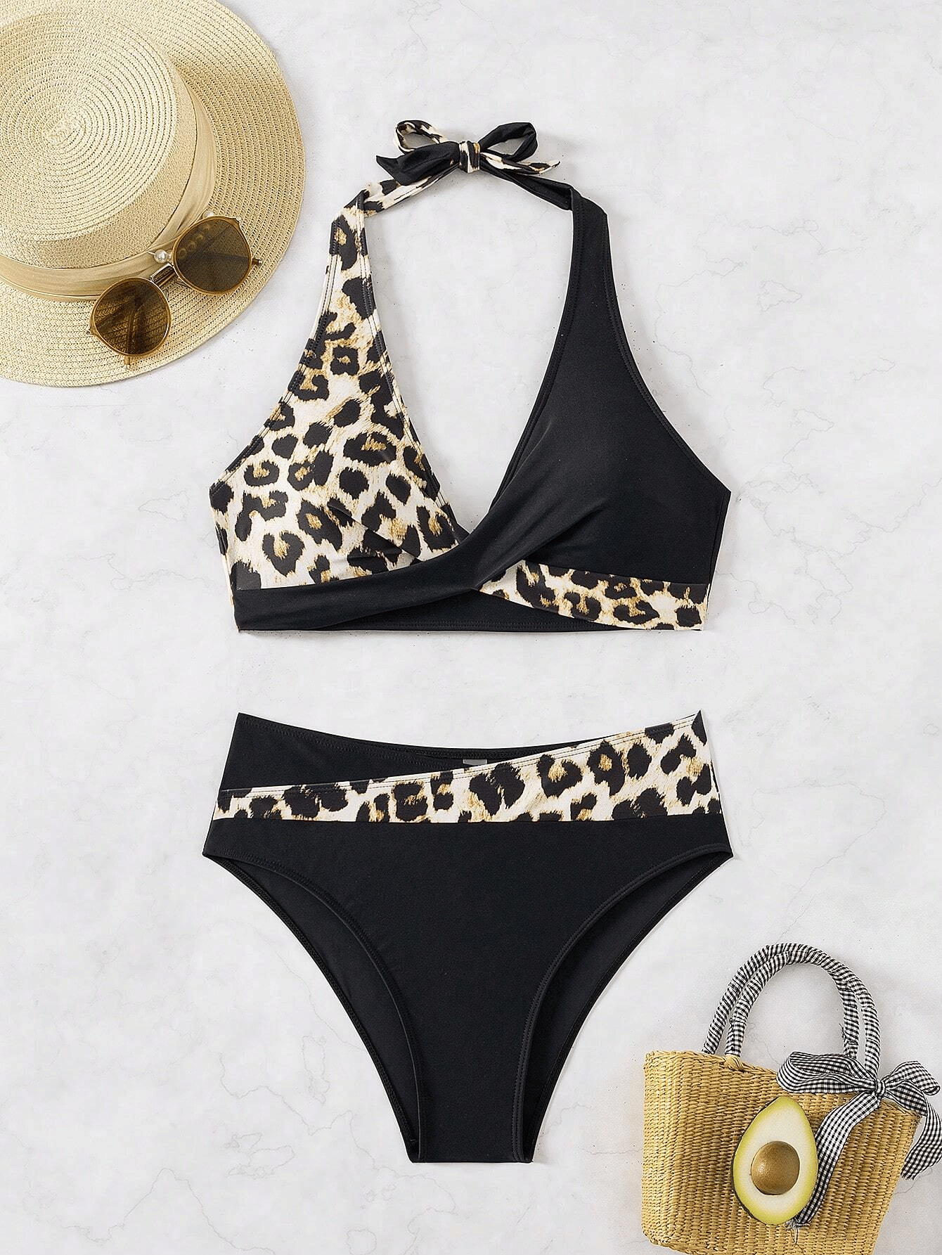 Women's two-piece multi color quick drying fashionable bikini swimsuit - Premium Swimsuit Set from Doba - Just $29.48! Shop now at Handbags Specialist Headquarter