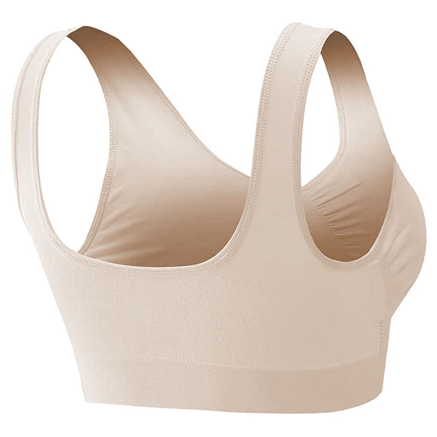 3 Pack Sport Bras For Women Seamless Wire free Bra Light Support Tank Tops For Fitness Workout Sports Yoga Sleep Wearing - Premium Tops from Doba - Just $32.50! Shop now at Handbags Specialist Headquarter
