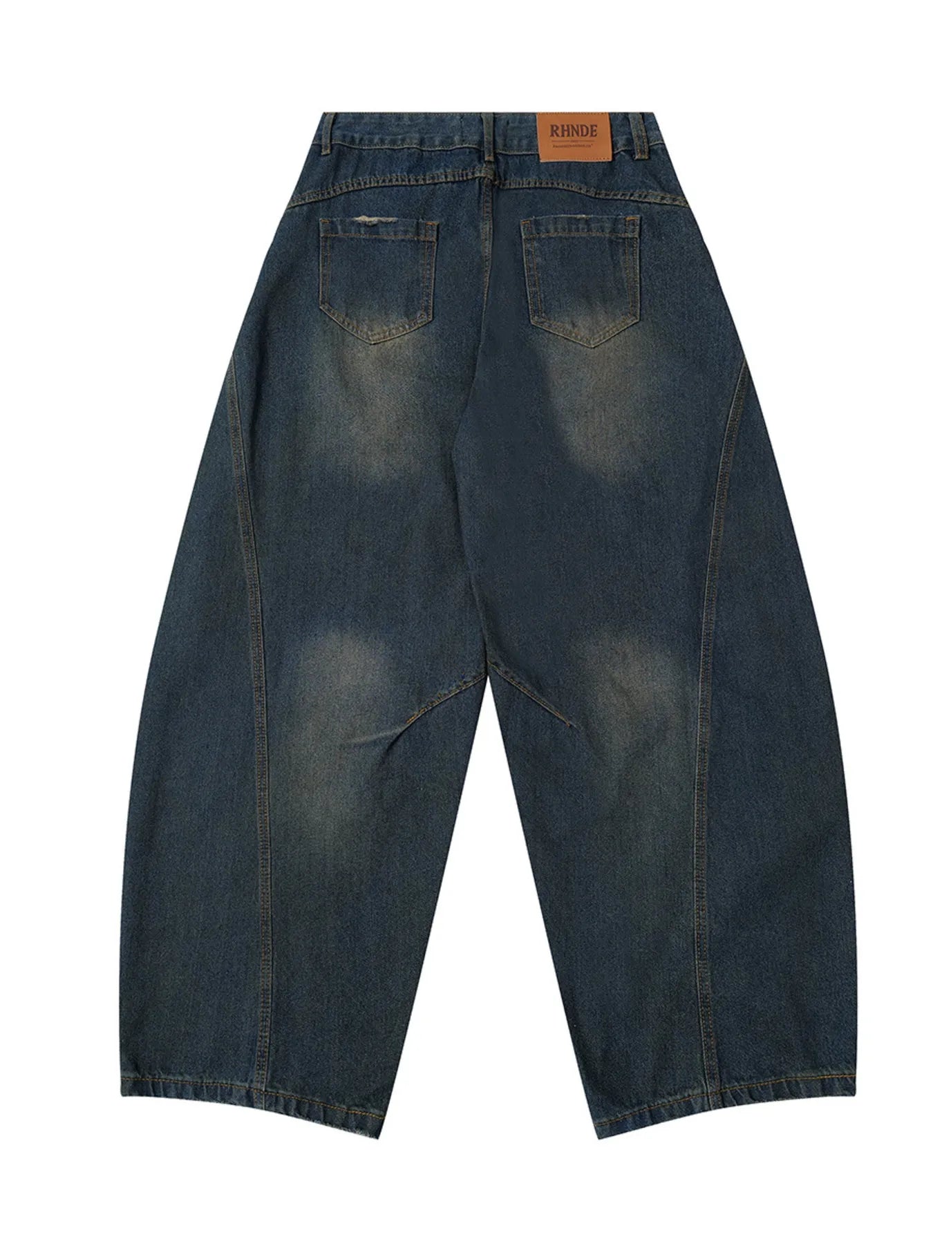 Men's Wide Leg Balloon Denim Jeans - Premium Women / Jeans & Denim from Trendsi - Just $86.99! Shop now at Handbags Specialist Headquarter