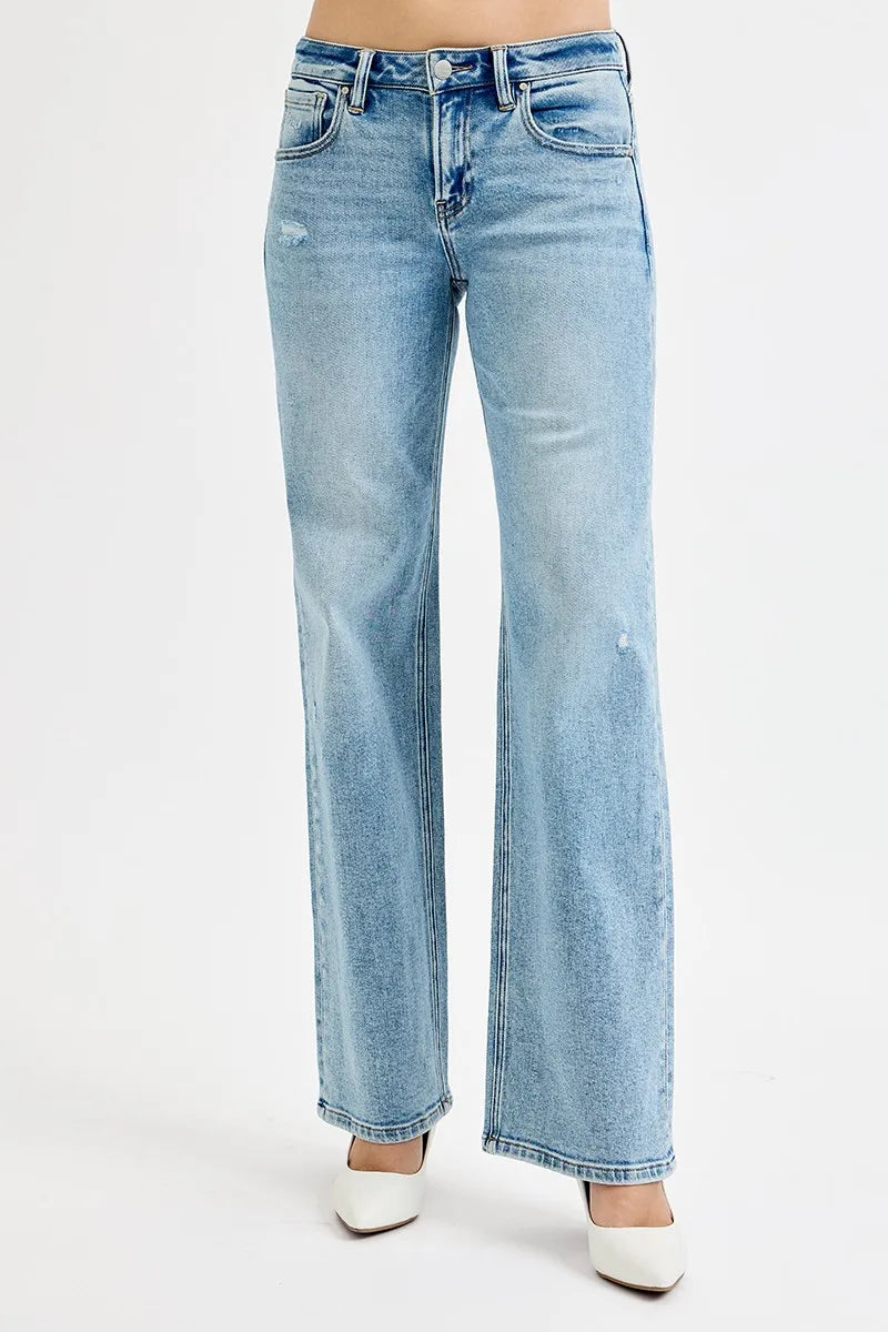 RISEN Full Size Low Rise Ankle Boyfriend Distressed Jeans Plus Size - Premium Women / Jeans & Denim from Trendsi - Just $66.99! Shop now at Handbags Specialist Headquarter