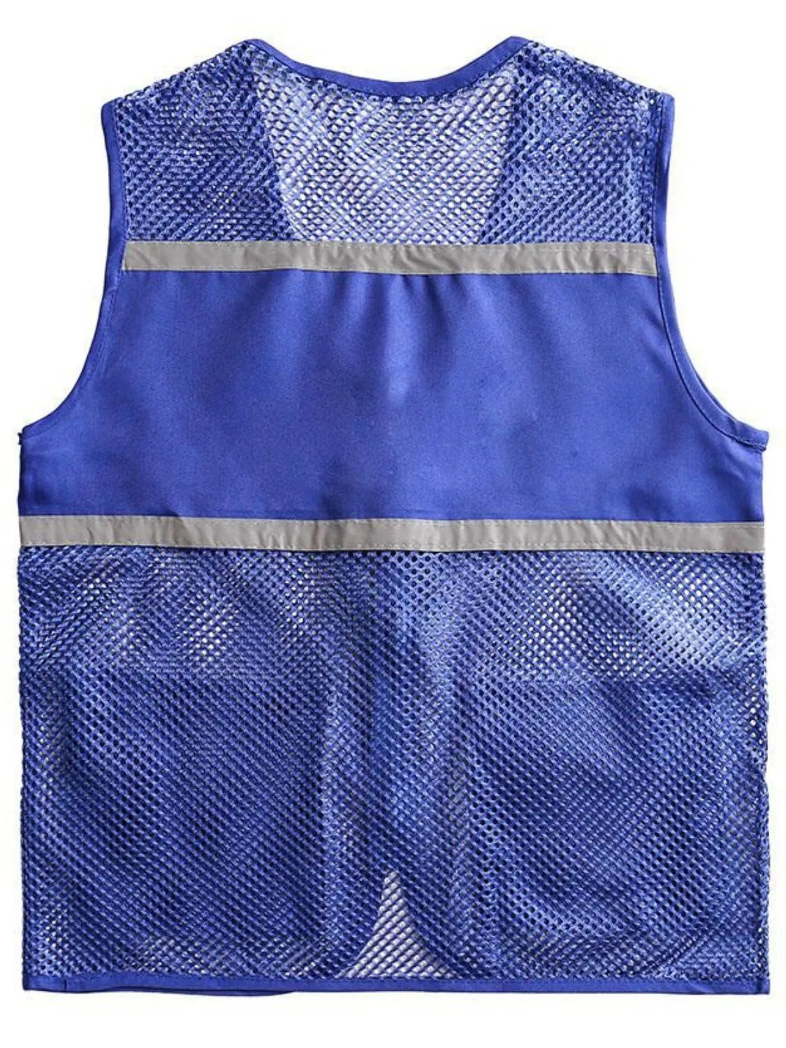 Men's Plus Size Mesh Zip Up Vest - Premium Men's Zip Up Vest from Trendsi - Just $54.99! Shop now at Handbags Specialist Headquarter