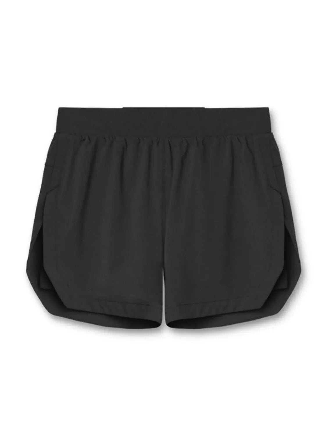 Men's Full Size Elastic Waist Active Shorts Plus Size.
