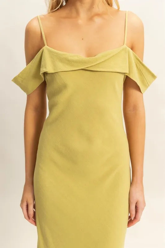 HYFVE Flattering Fit Cami Maxi Dress - Premium Maxi Dress from Trendsi - Just $47.99! Shop now at Handbags Specialist Headquarter