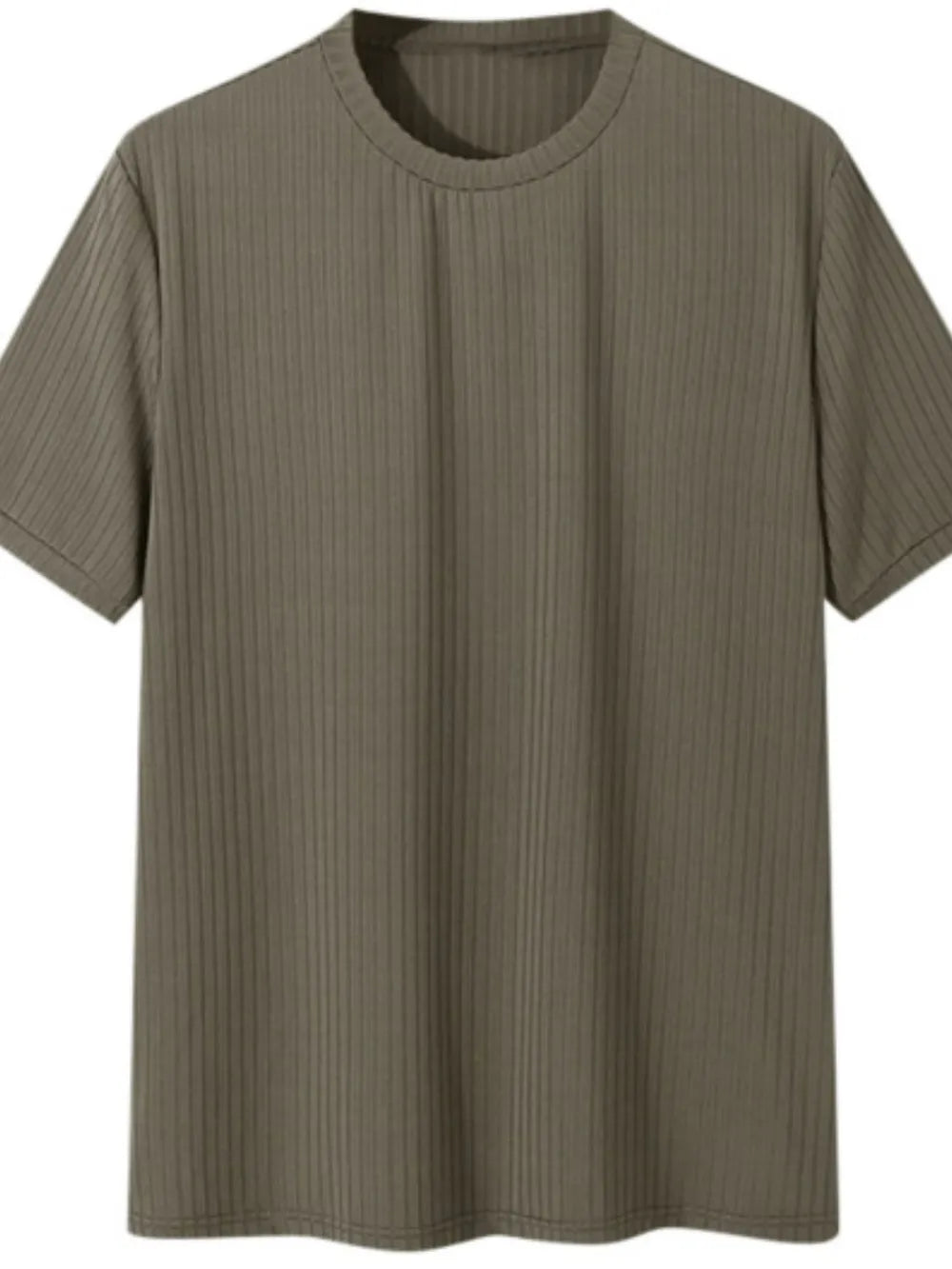 Men's Full Size Round Neck Short Sleeve T-Shirt Plus Size - Premium Men's Shirts from Trendsi - Just $29.54! Shop now at Handbags Specialist Headquarter