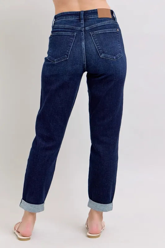 Judy Blue Full Size High Waist Boyfriend Jeans Plus Size - Premium Women / Jeans & Denim from Trendsi - Just $61.99! Shop now at Handbags Specialist Headquarter