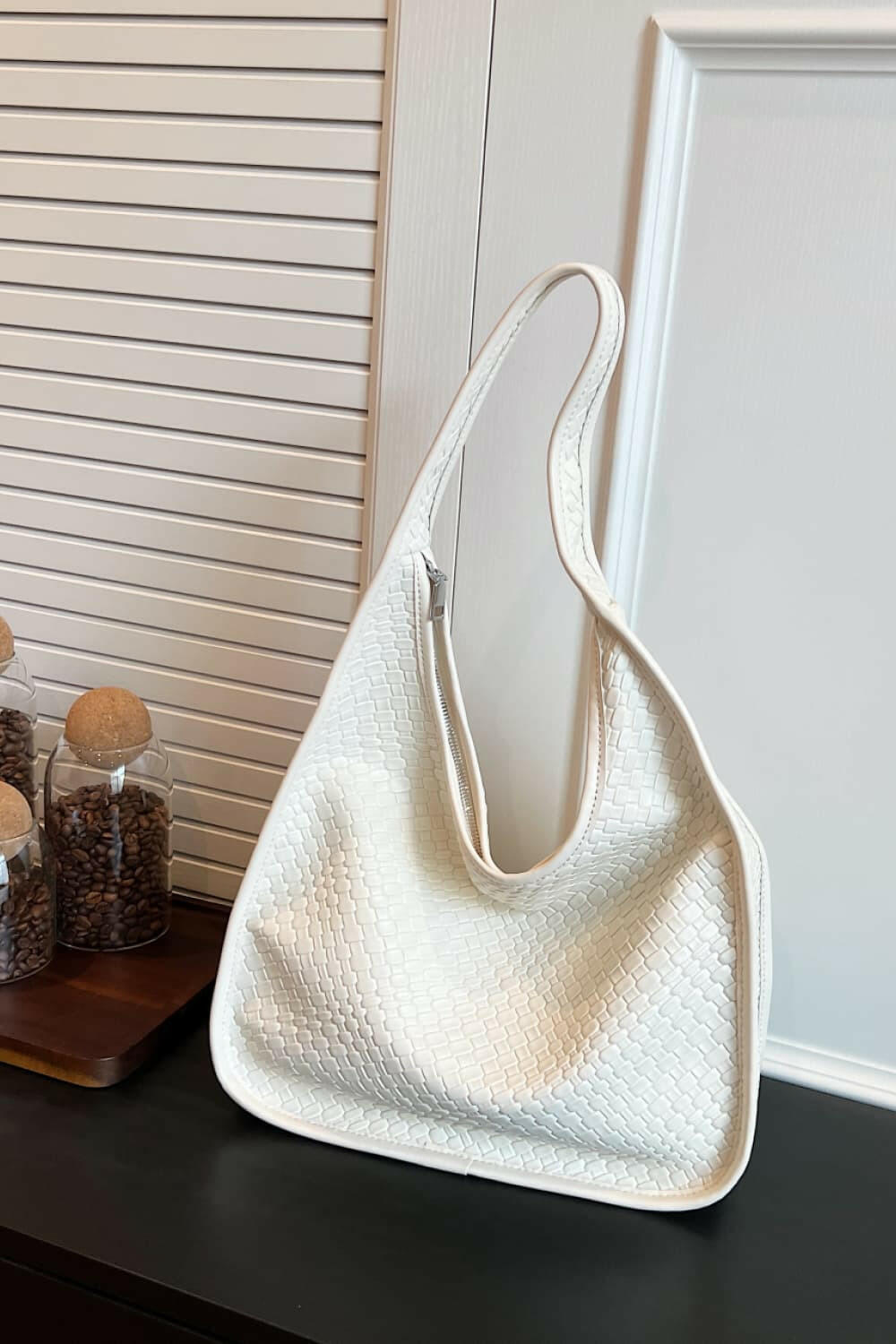 PU Leather Shoulder Bag.