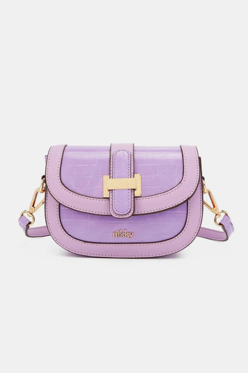 Nicole Lee USA Croc Embossed Crossbody Bag - Premium Crossbody Bag from Trendsi - Just $24.99! Shop now at Handbags Specialist Headquarter