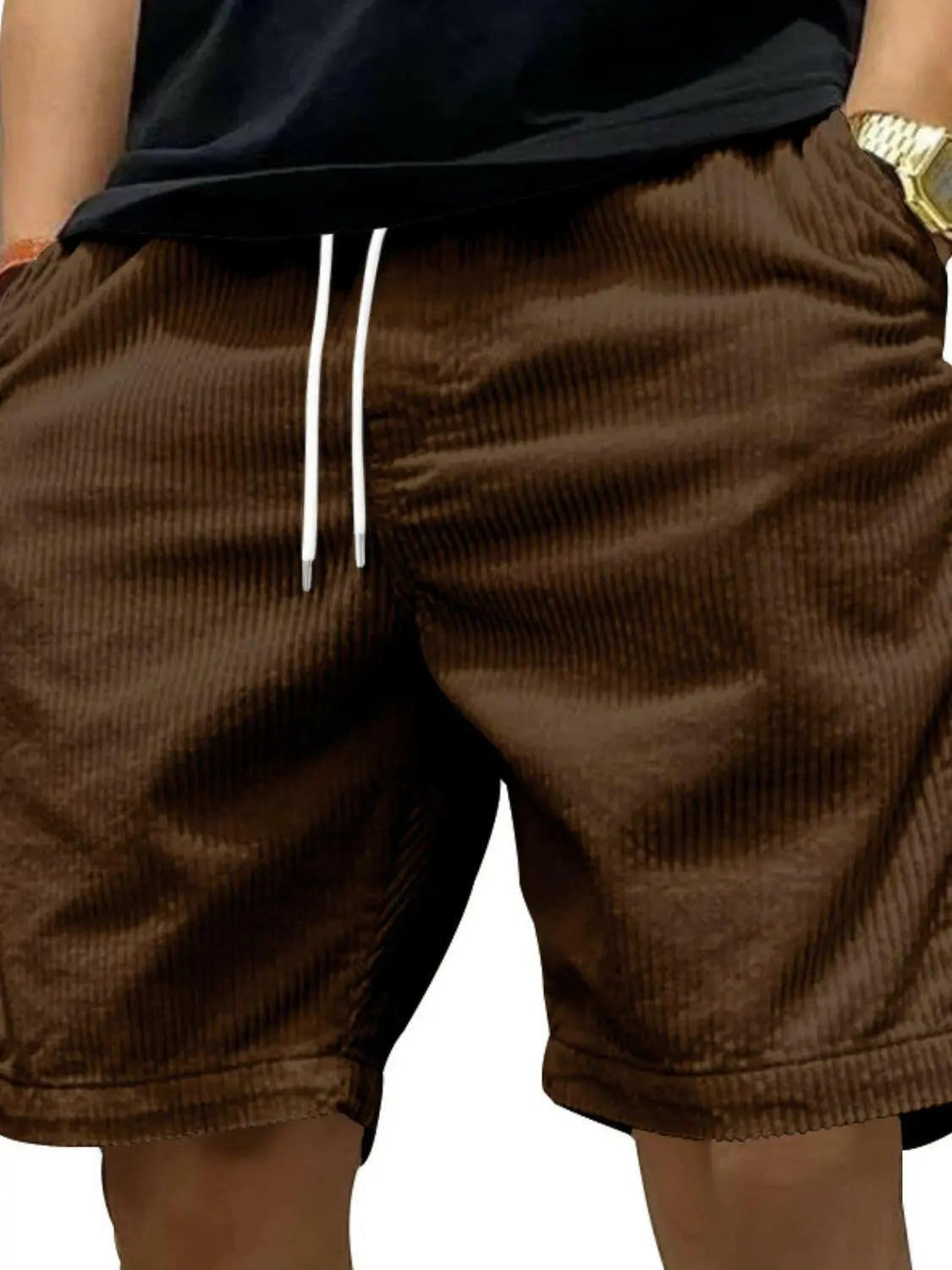 Men's Drawstring Shorts with Pockets.
