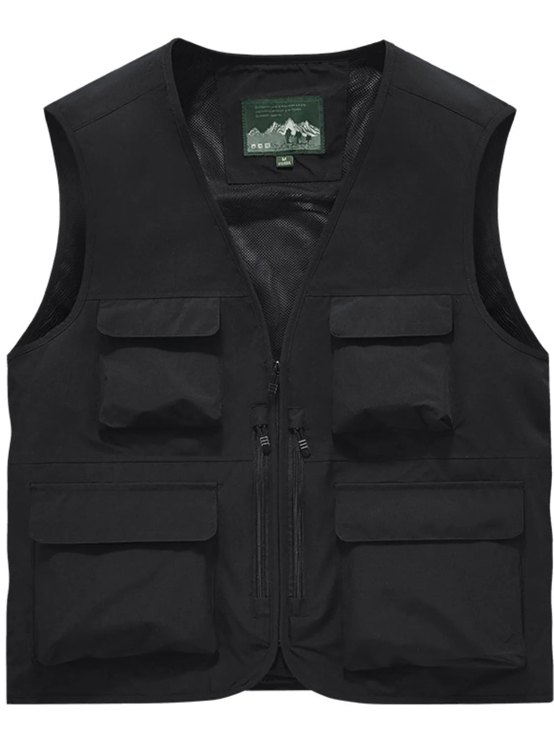Men's Full Size Zip Up Vest Plus Size - Premium from Trendsi - Just $39.98! Shop now at Handbags Specialist Headquarter