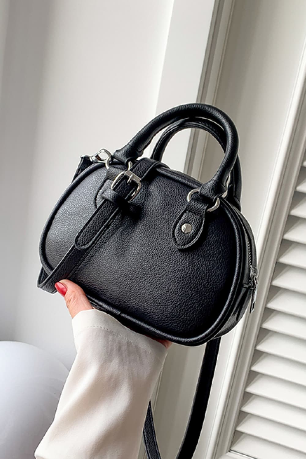 PU Leather Handbag - Premium Handbags from Trendsi - Just $21.99! Shop now at Handbags Specialist Headquarter