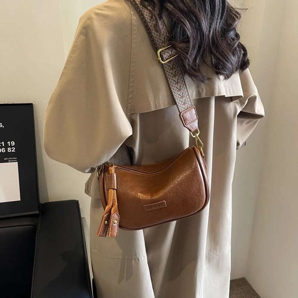 PU Leather Shoulder Bag - Premium Crossbody Bag from Trendsi - Just $27.99! Shop now at Handbags Specialist Headquarter