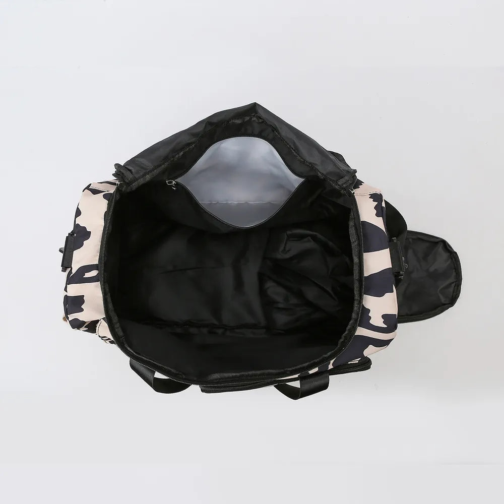 Oxford Cloth Animal Print Travel Bag - Premium travel-bag from Trendsi - Just $44.99! Shop now at Handbags Specialist Headquarter