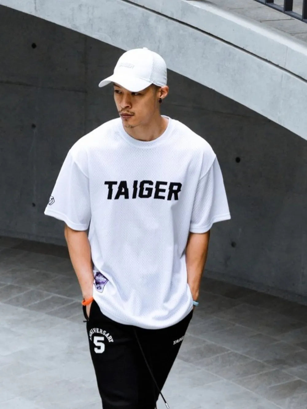 Men's Plus Size Letter Graphic Round Neck Half Sleeve T-Shirt - Premium Men's T Shirt from Trendsi - Just $23.80! Shop now at Handbags Specialist Headquarter