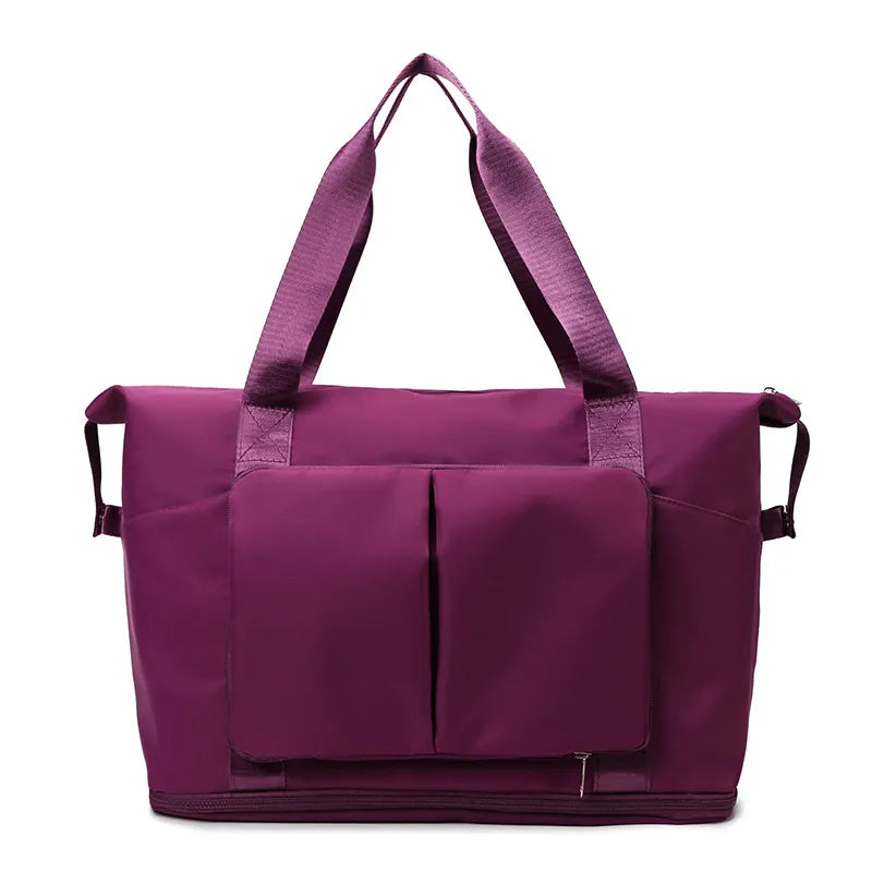 Oxford Cloth Multi Pocket Travel Bag - Premium travel-bag from Trendsi - Just $39.99! Shop now at Handbags Specialist Headquarter
