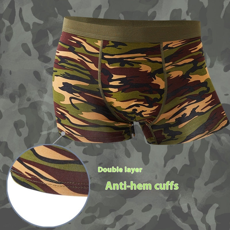 StealthFit Modal Camo Mid-Waist Breathable Boxers