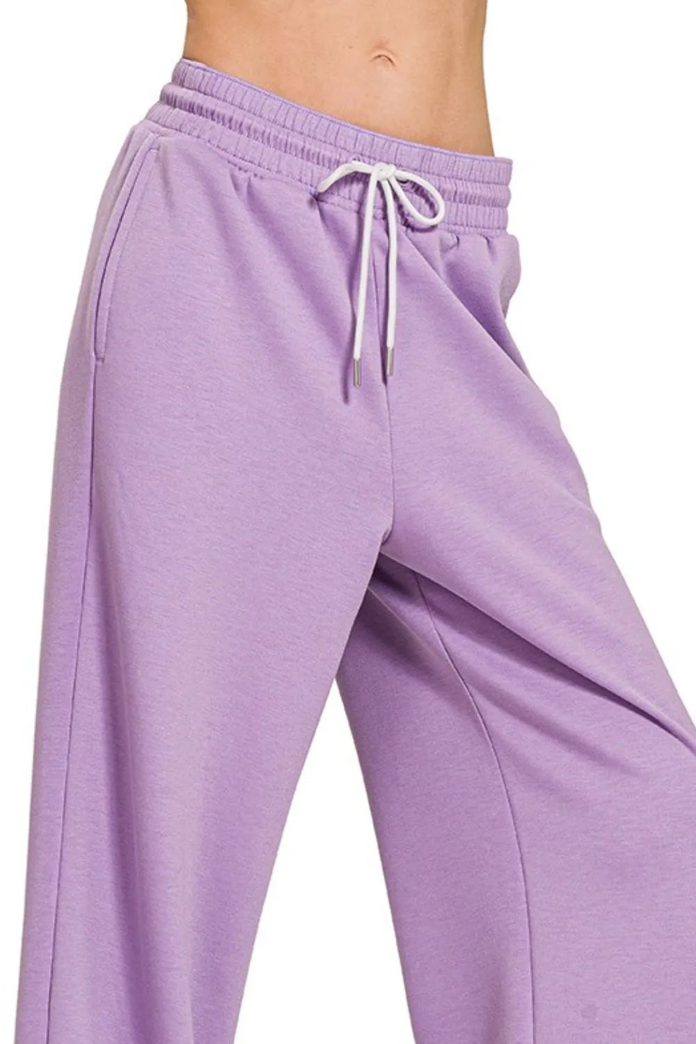 Zenana Scuba Drawstring Pants - Premium Women Pants from Trendsi - Just $26.99! Shop now at Handbags Specialist Headquarter