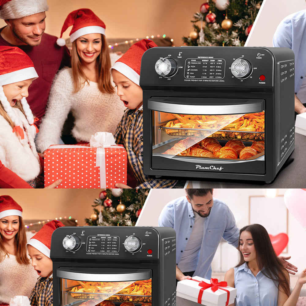 CrispMaster 12.5 Qt Dual Knob Air Fryer Oven