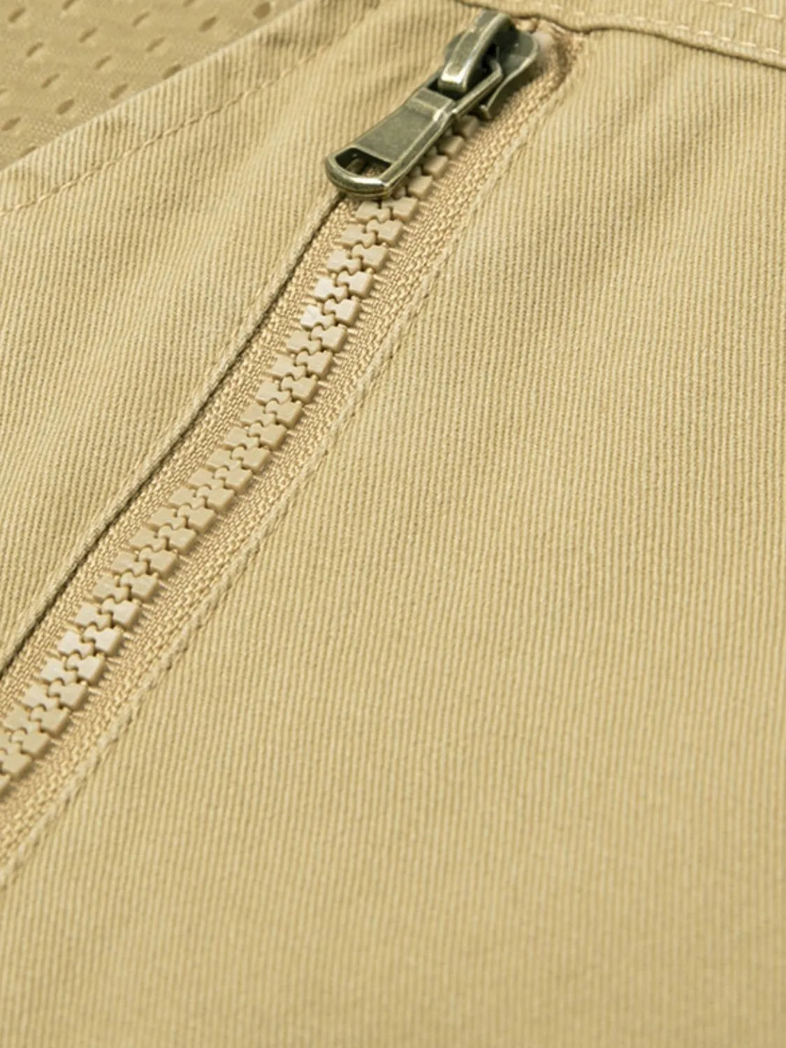 Men's Plus Size Zip Up V-Neck Vest - Premium Men's Zip Up Vest from Trendsi - Just $79.05! Shop now at Handbags Specialist Headquarter