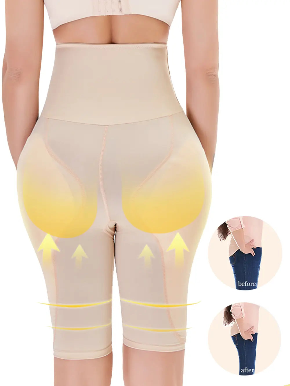 Full Size Hip Lifting Shaping Shorts - Premium Bottoms from Trendsi - Just $32! Shop now at Handbags Specialist Headquarter