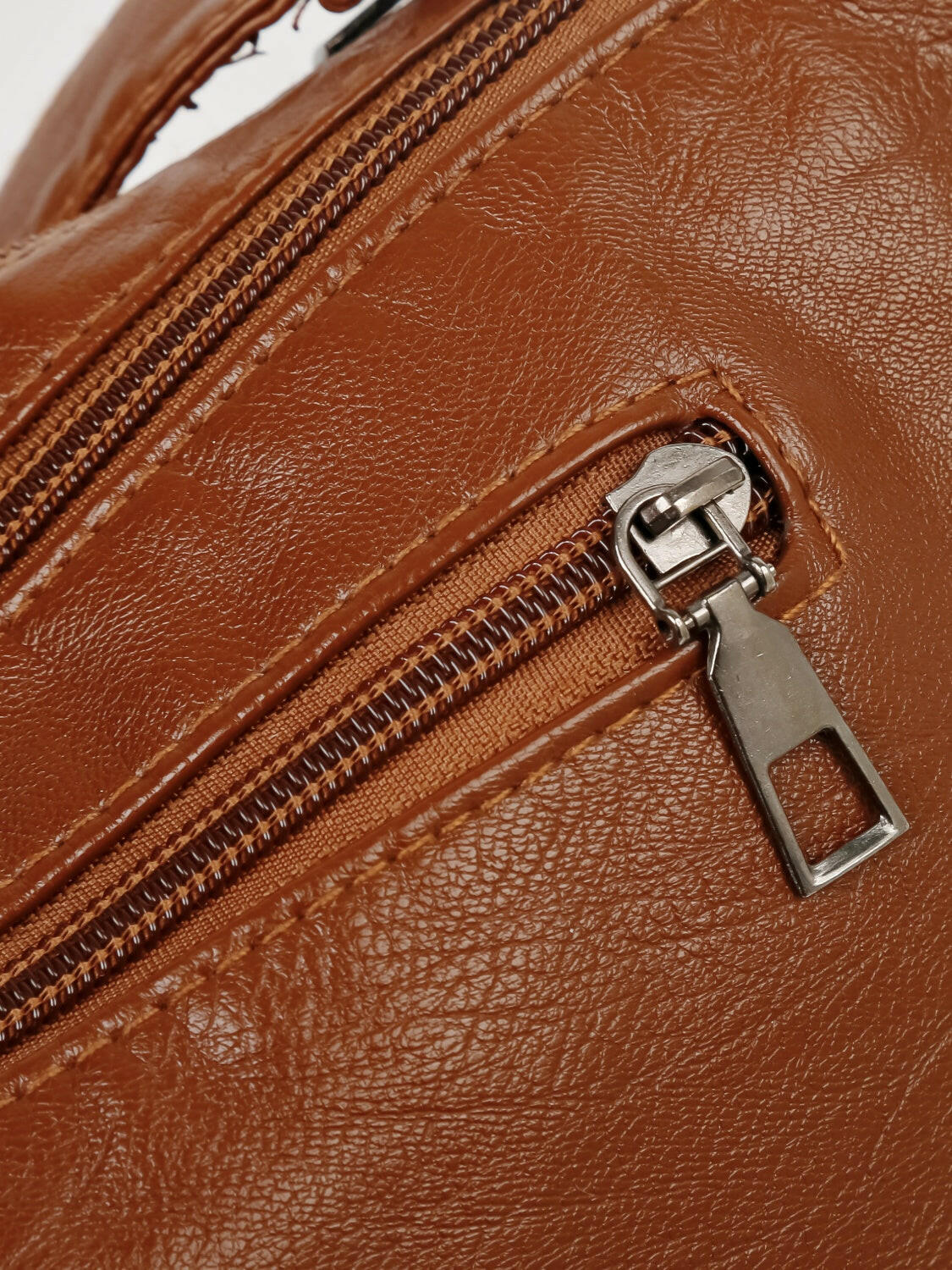 PU Leather Adjustable Strap Shoulder Bag.