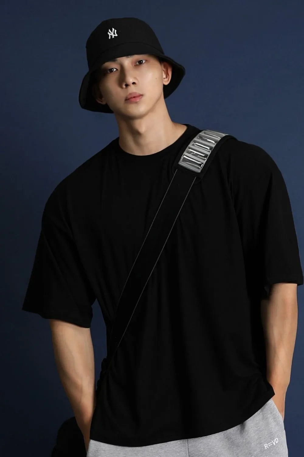 Men's Plus Size Round Neck Half Sleeve T-Shirt - Premium Men's T Shirt from Trendsi - Just $22.84! Shop now at Handbags Specialist Headquarter