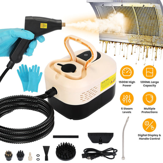 JetClean Pro: 1500W Handheld Cleaner with 8 Tools