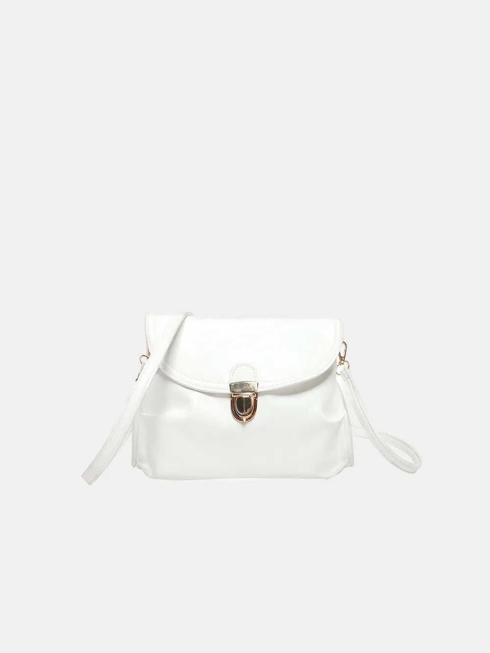 PU Leather Adjustable Strap Crossbody Bag - Premium Crossbody Bag from Trendsi - Just $18.99! Shop now at Handbags Specialist Headquarter