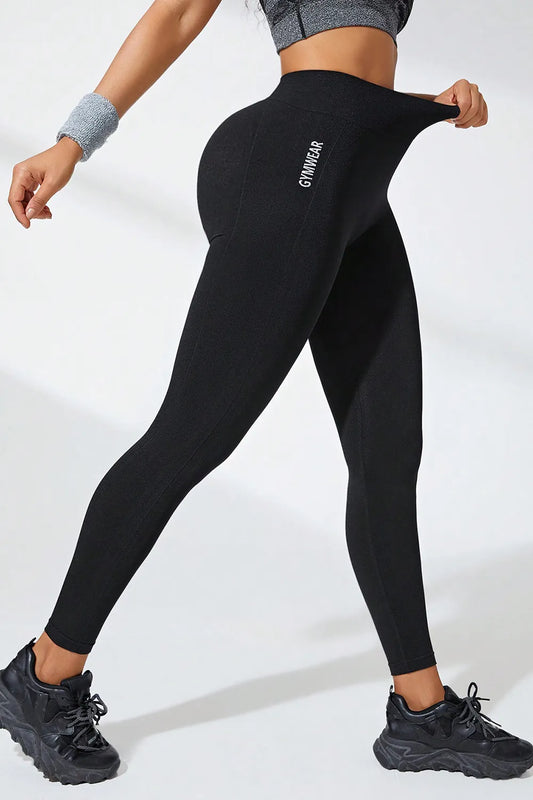 High Waist Active Leggings - Premium Leggings from Trendsi - Just $29.04! Shop now at Handbags Specialist Headquarter
