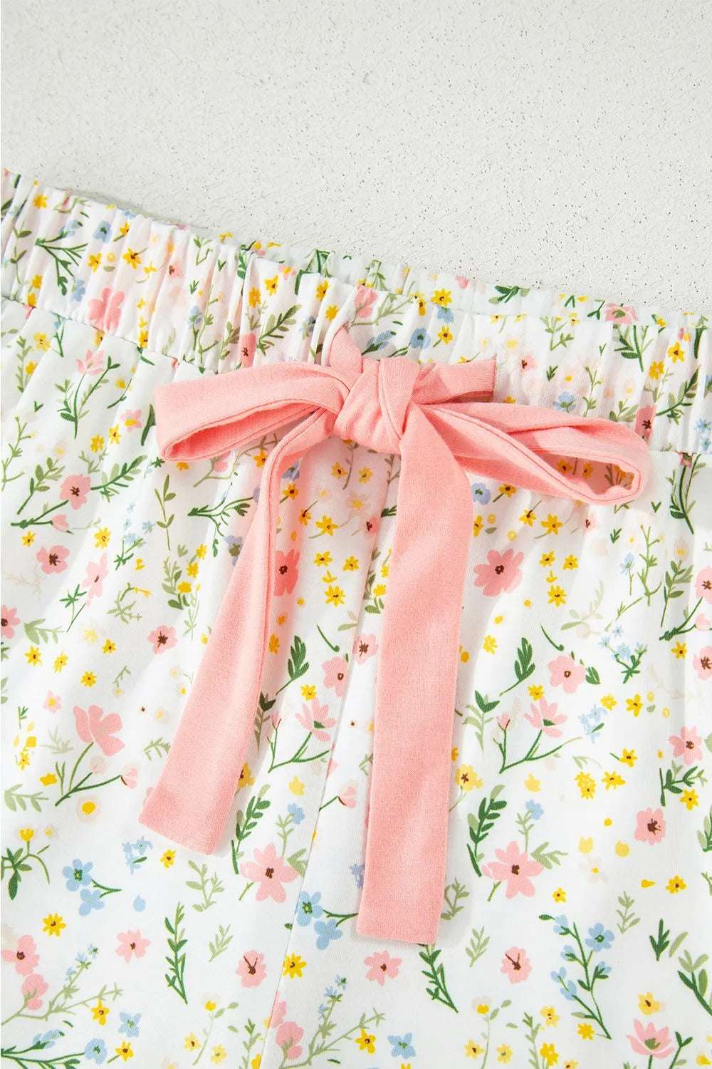 Printed Button Up Short Sleeve Top and Shorts Lounge Set - Premium Sleepwear from Trendsi - Just $48.99! Shop now at Handbags Specialist Headquarter