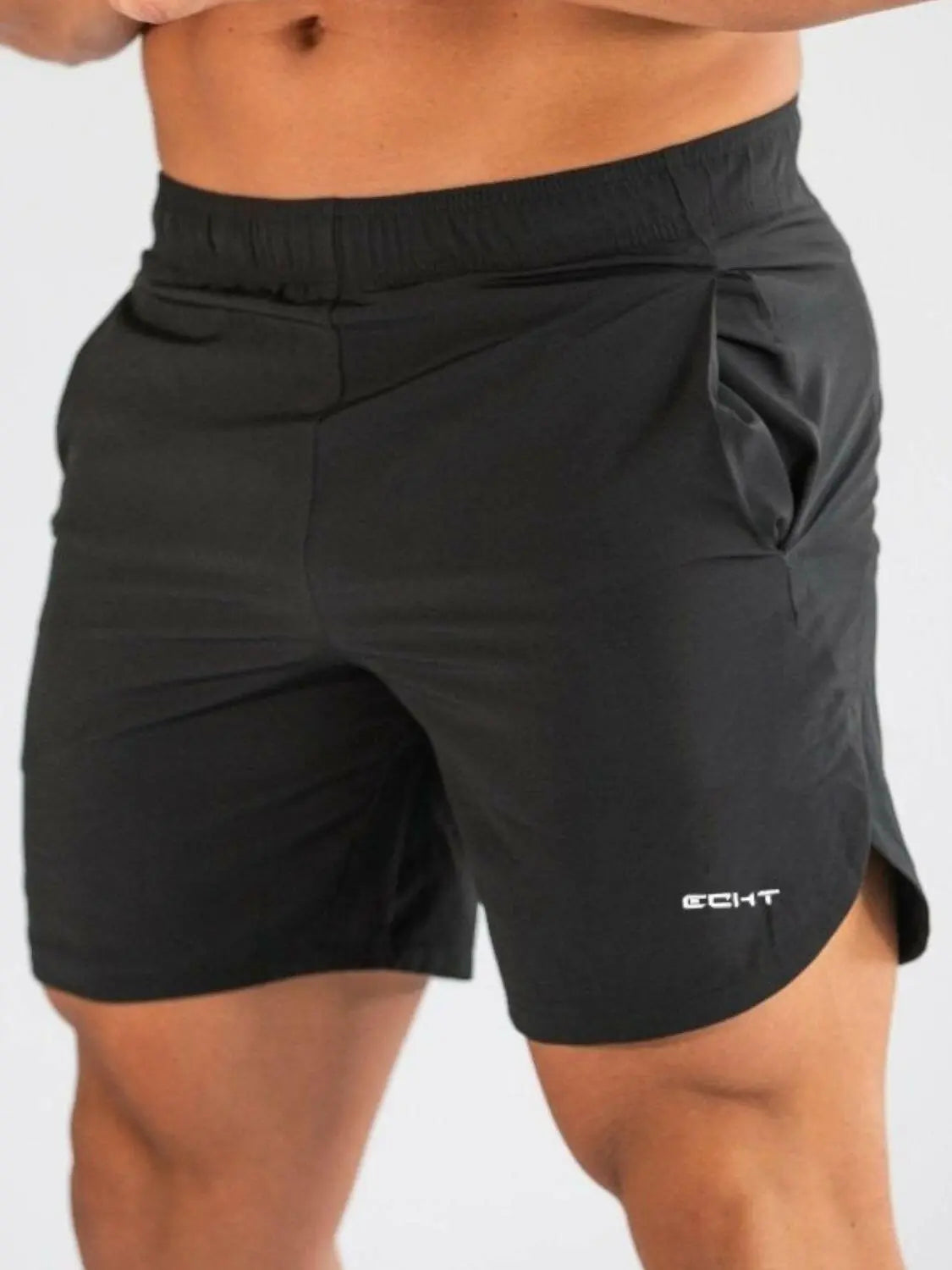 Men's Elastic Waist Active Shorts.