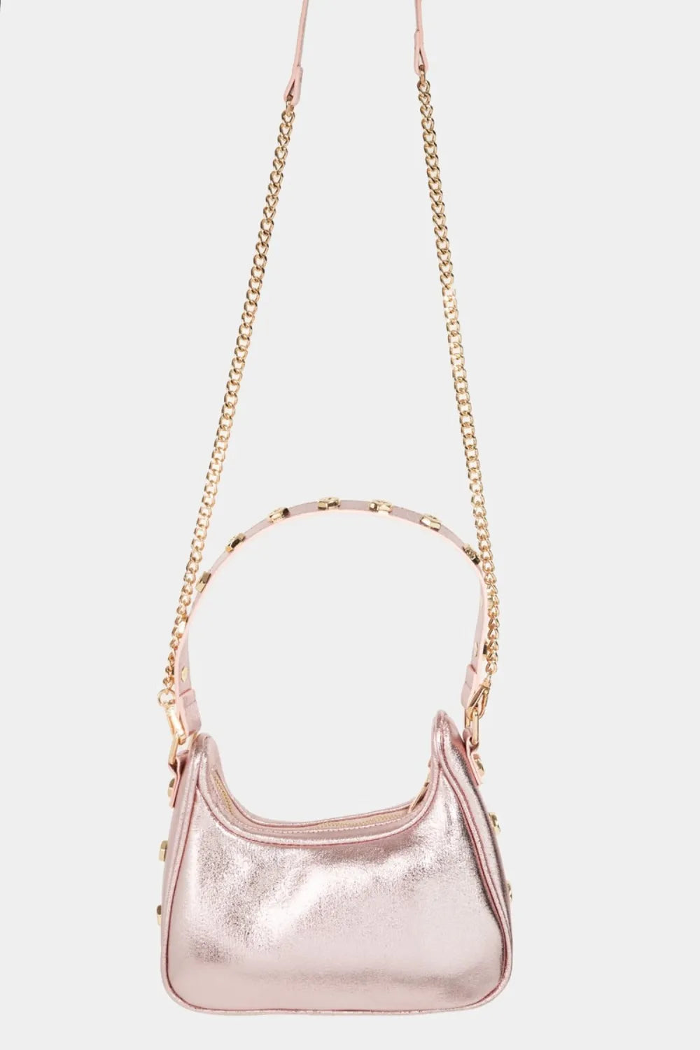 Fame Star Button Trim Hobo Handbag - Premium Tote Bag from Trendsi - Just $39.99! Shop now at Handbags Specialist Headquarter