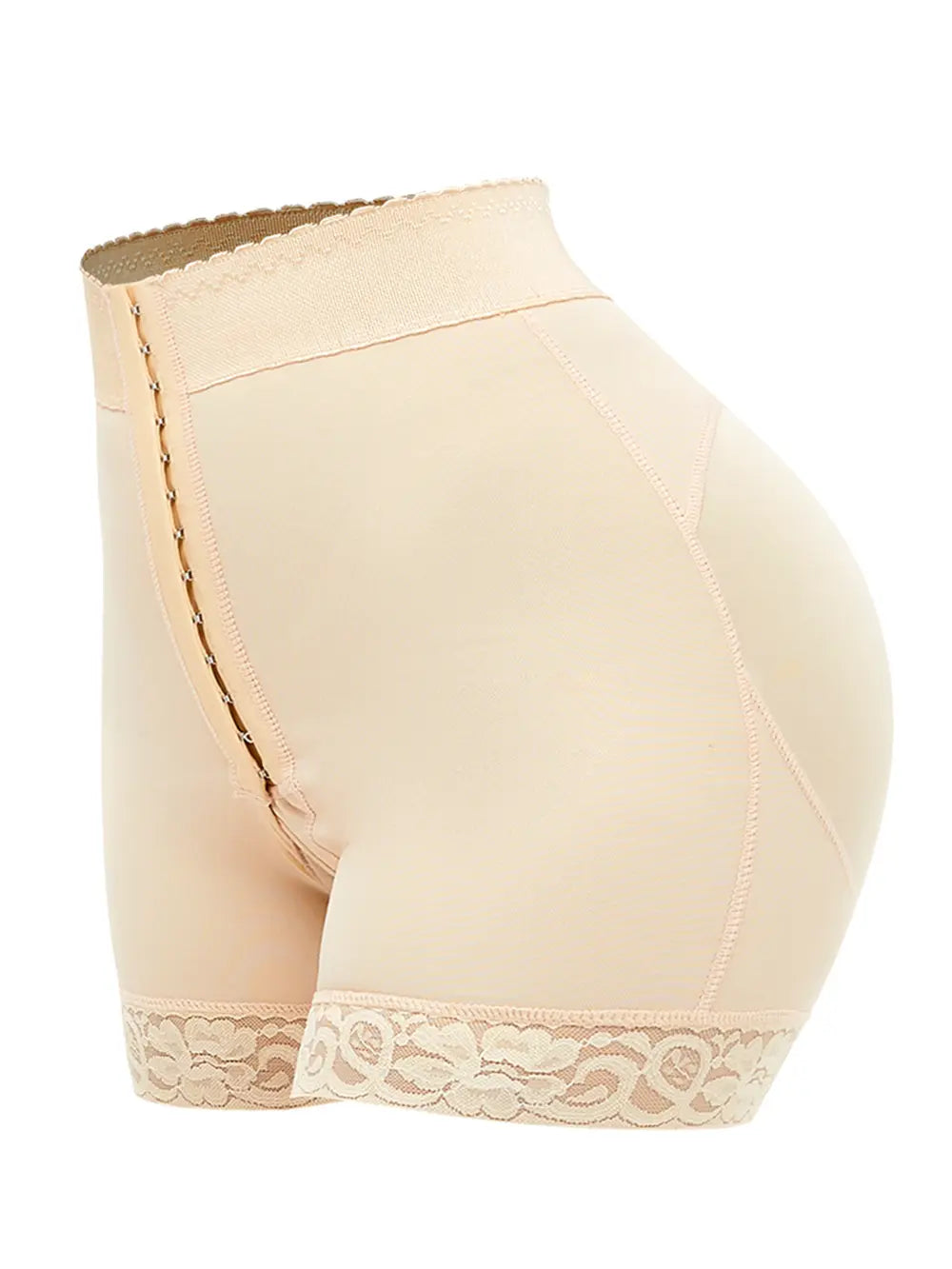 Full Size Lace Detail Hook-and-Eye Shaping Shorts - Premium Bottoms from Trendsi - Just $30! Shop now at Handbags Specialist Headquarter