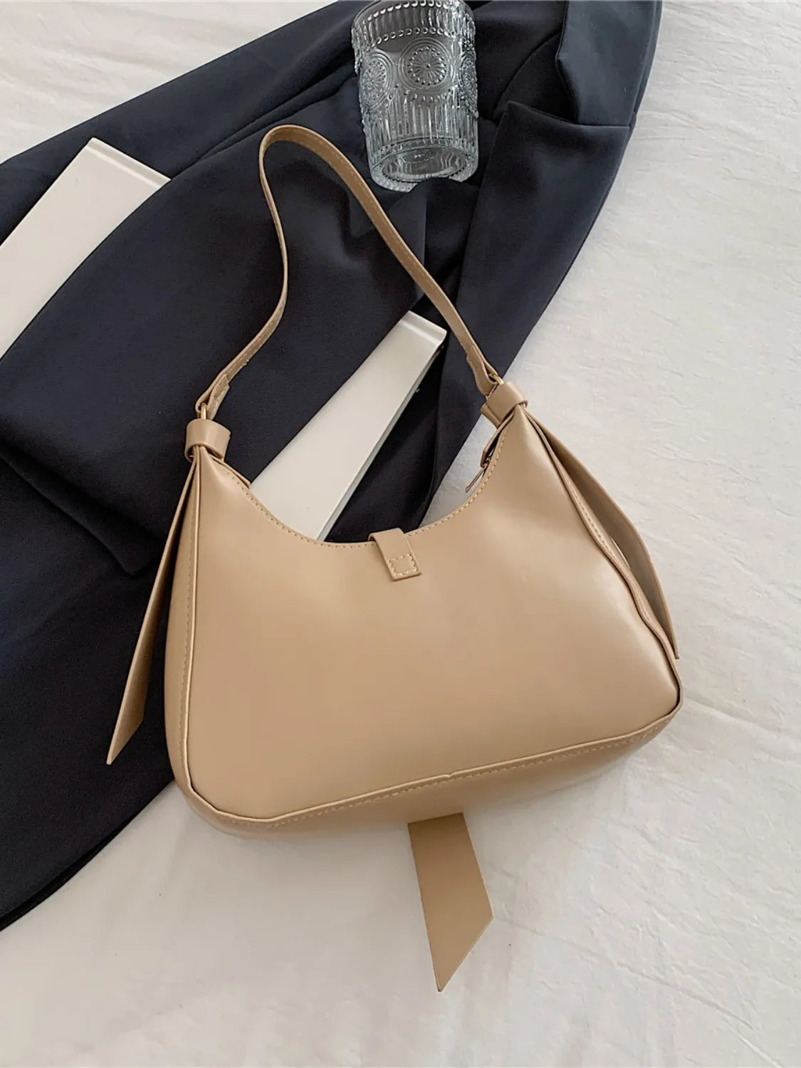 PU Leather Shoulder Bag.