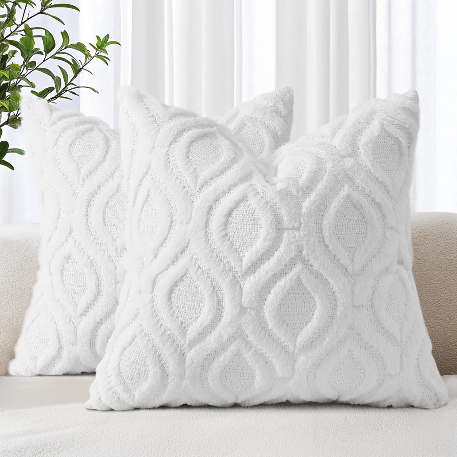 Farmhouse Faux Wool Pillow Covers - Handbags Specialist Headquarter