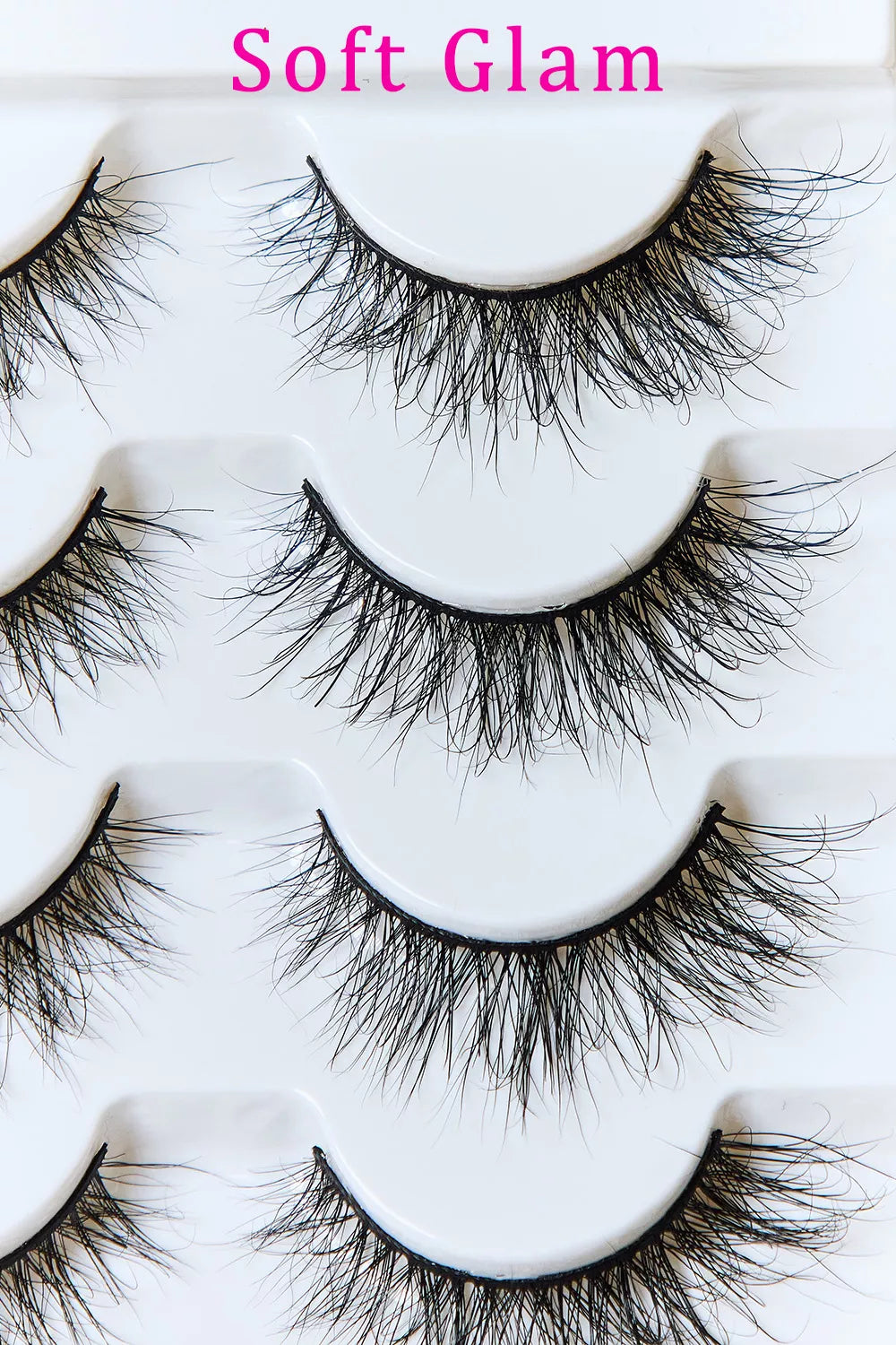 SO PINK BEAUTY Mink Eyelashes 5 Pairs - Premium Sleepwear from Trendsi - Just $24.99! Shop now at Handbags Specialist Headquarter